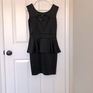 Tight little black dress